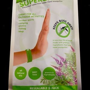 Mosquito Repellant Invisible Barrier Superband Microfiber Band Wristband Wrist